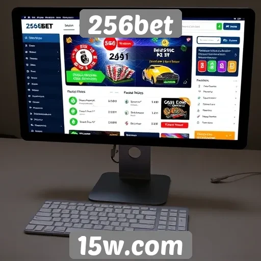 Avaliação da interface do usuário no site 256bet